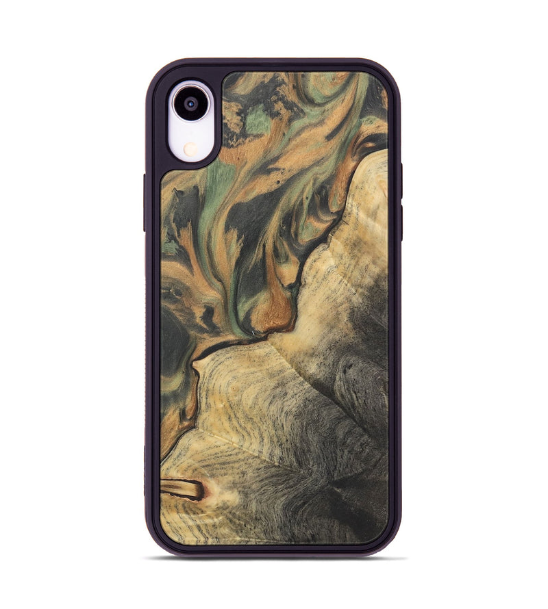 iPhone Xr Wood Phone Case - Oleta (Green, 732978)