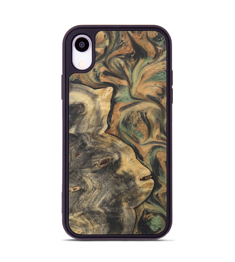 iPhone Xr Wood Phone Case - Nikos (Green, 732979)