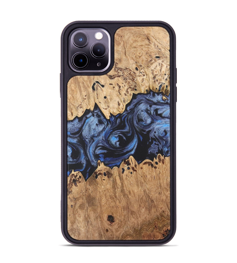 iPhone 11 Pro Max Wood Phone Case - Thekla (Blue, 732983)