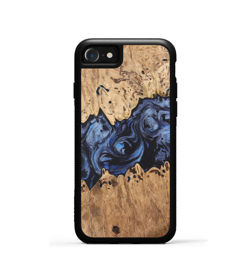 iPhone SE Wood Phone Case - Thekla (Blue, 732983)