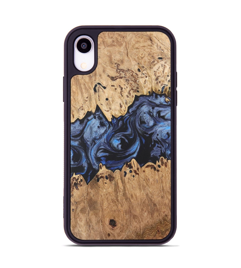 iPhone Xr Wood Phone Case - Thekla (Blue, 732983)