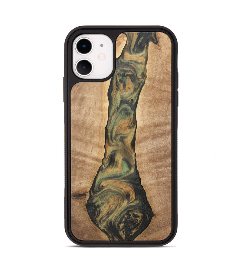 iPhone 11 Wood Phone Case - Barnard (Green, 732984)