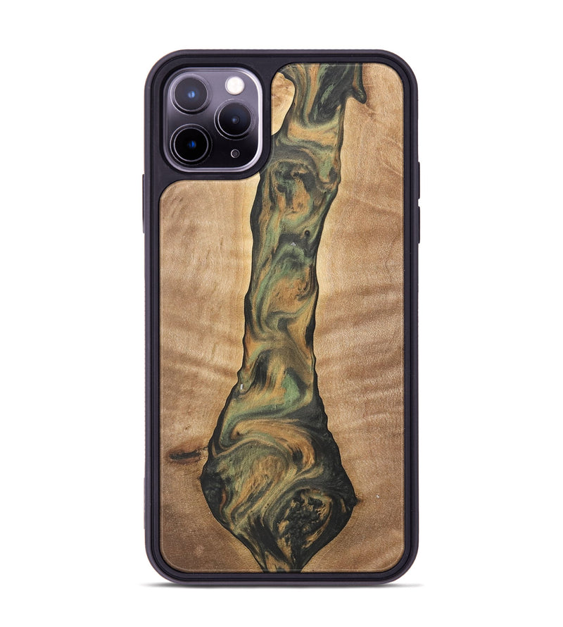 iPhone 11 Pro Max Wood Phone Case - Barnard (Green, 732984)