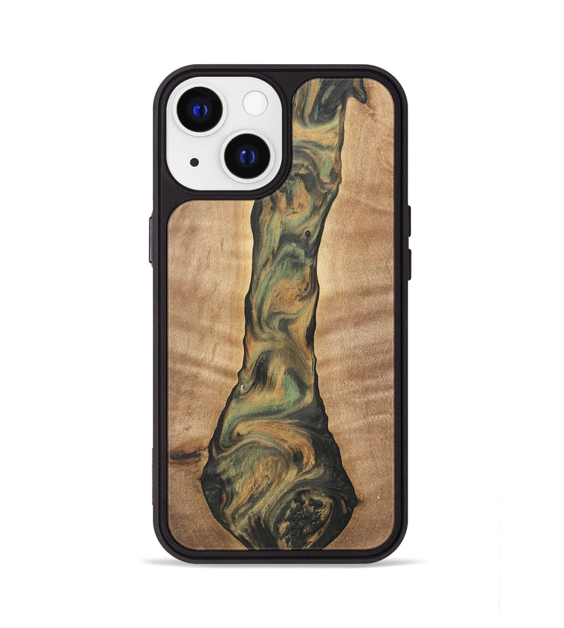 iPhone 13 Wood Phone Case - Barnard (Green, 732984)