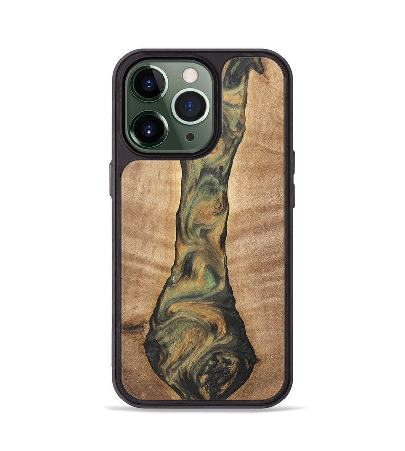 iPhone 13 Pro Wood Phone Case - Barnard (Green, 732984)