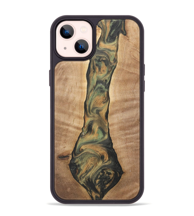 iPhone 14 Plus Wood Phone Case - Barnard (Green, 732984)