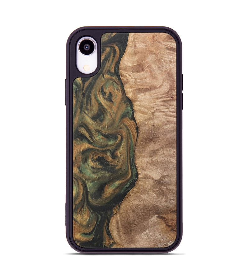 iPhone Xr Wood Phone Case - Sergiu (Green, 732987)