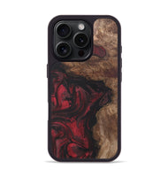 iPhone 16 Pro Wood Phone Case - Dida (Red, 733009)