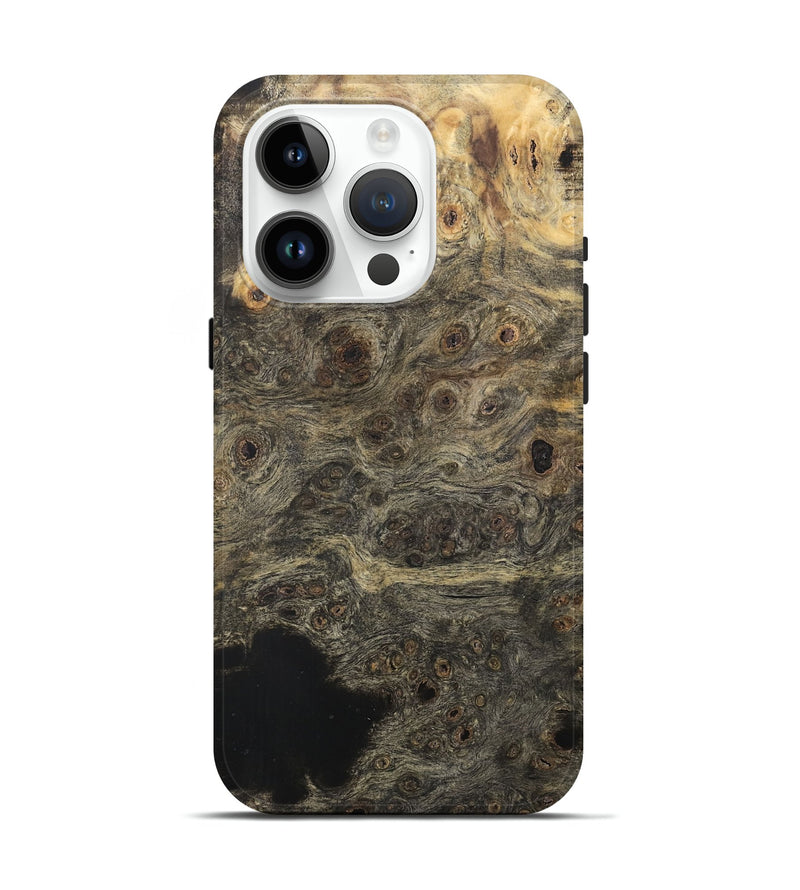 iPhone 15 Pro Wood Live Edge Phone Case - Severo (Wood Burl, 733033)