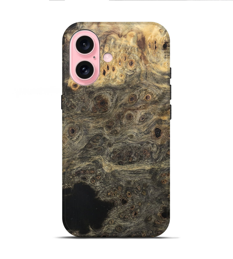 iPhone 16 Wood Live Edge Phone Case - Severo (Wood Burl, 733033)