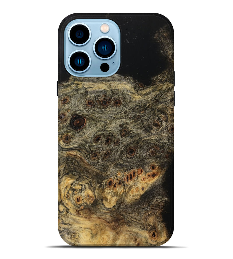 iPhone 14 Pro Max Wood Live Edge Phone Case - Edmon (Wood Burl, 733035)