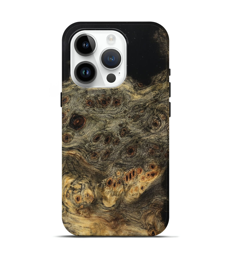 iPhone 15 Pro Wood Live Edge Phone Case - Edmon (Wood Burl, 733035)