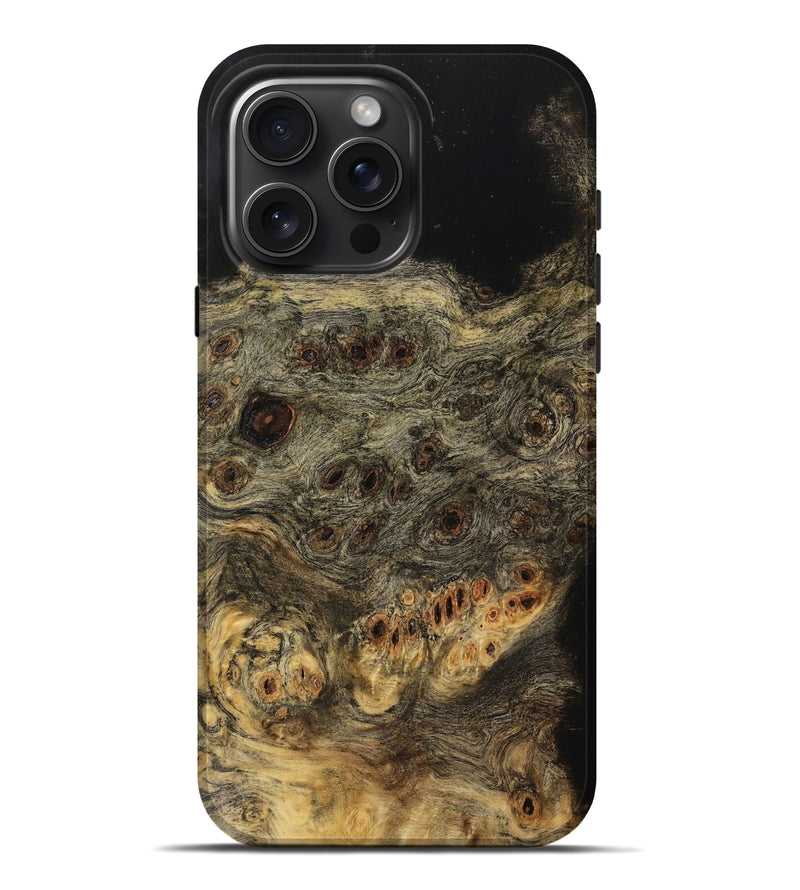 iPhone 16 Pro Max Wood Live Edge Phone Case - Edmon (Wood Burl, 733035)