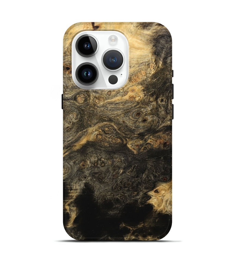 iPhone 15 Pro Wood Live Edge Phone Case - Emlyn (Wood Burl, 733041)