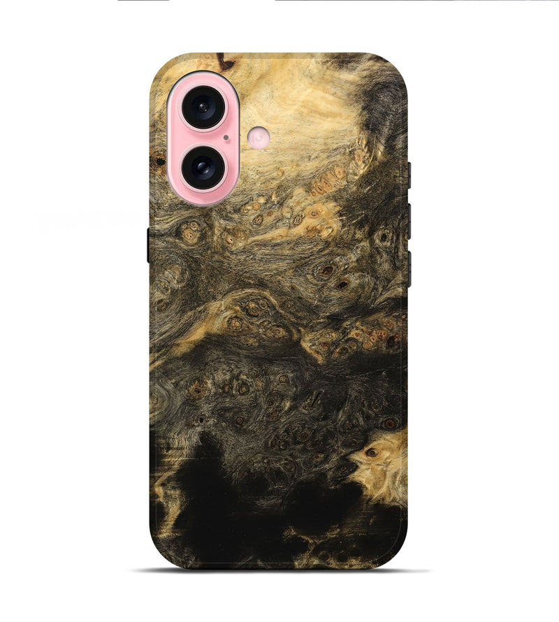 iPhone 16 Wood Live Edge Phone Case - Emlyn (Wood Burl, 733041)