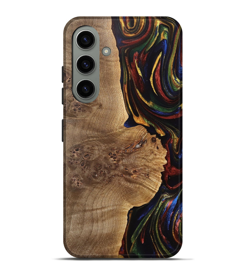 Galaxy S24 Plus Wood Live Edge Phone Case - Eyde (Red, 733043)