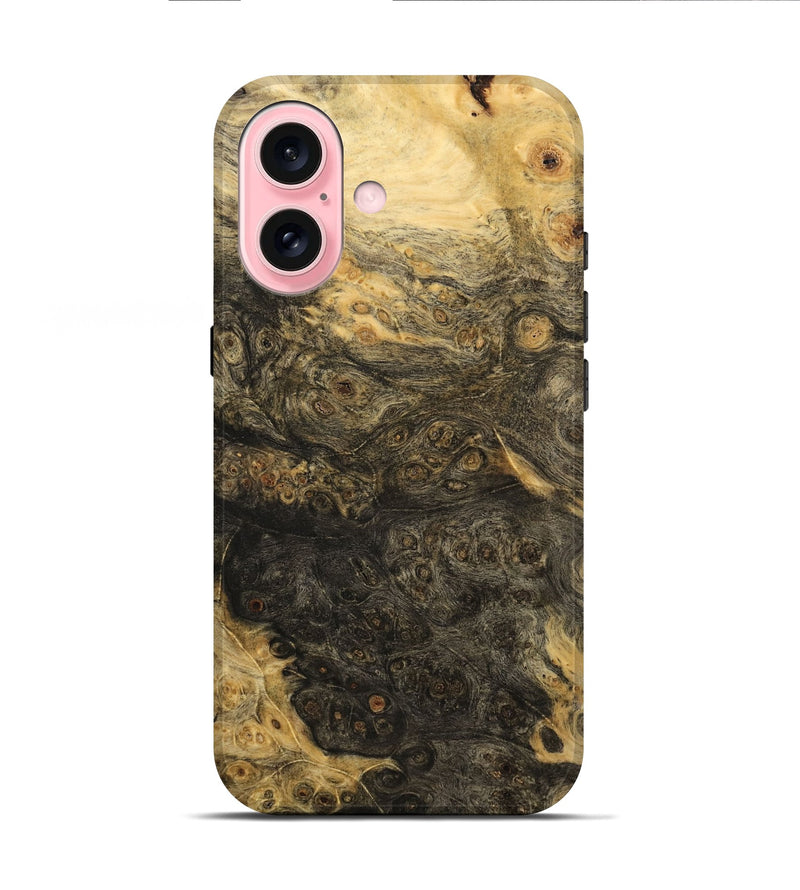 iPhone 16 Wood Live Edge Phone Case - Norwood (Wood Burl, 733047)