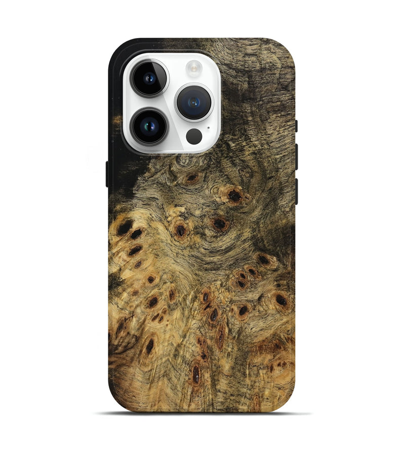 iPhone 15 Pro Wood Live Edge Phone Case - Meda (Wood Burl, 733051)