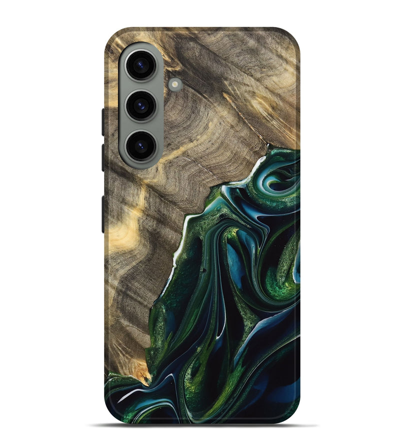 Galaxy S24 Plus Wood Live Edge Phone Case - Empi (Green, 733057)