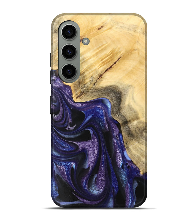 Galaxy S24 Plus Wood Live Edge Phone Case - Gregg (Purple, 733065)