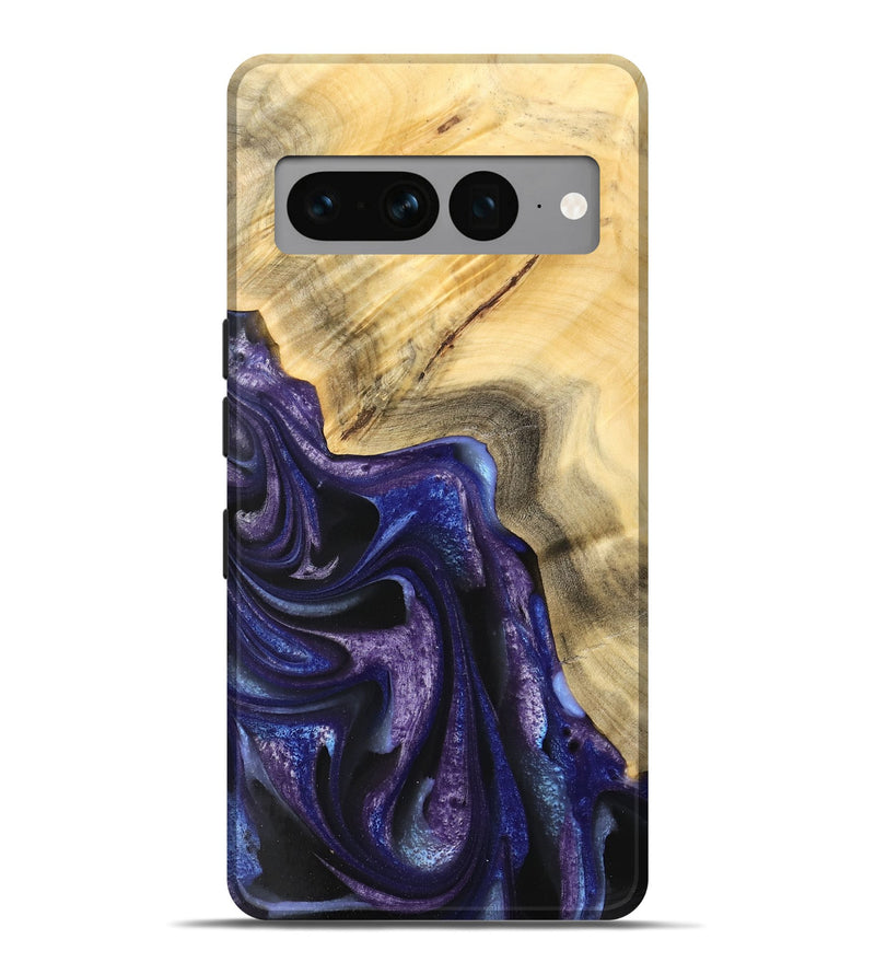 Pixel 7 Pro Wood Live Edge Phone Case - Gregg (Purple, 733065)