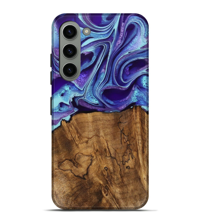 Galaxy S23 Plus Wood Live Edge Phone Case - Jordyn (Purple, 733072)