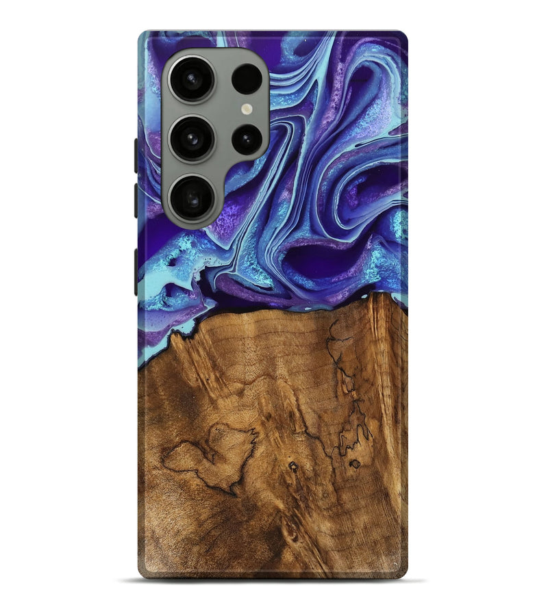 Galaxy S23 Ultra Wood Live Edge Phone Case - Jordyn (Purple, 733072)