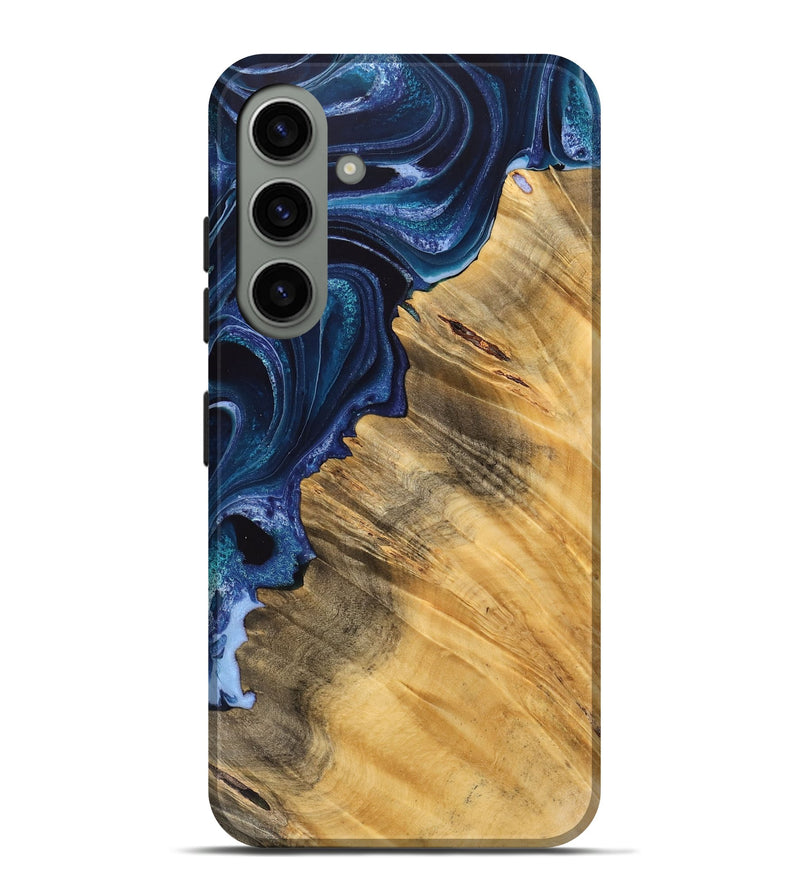 Galaxy S24 Plus Wood Live Edge Phone Case - Maxi (Blue, 733073)