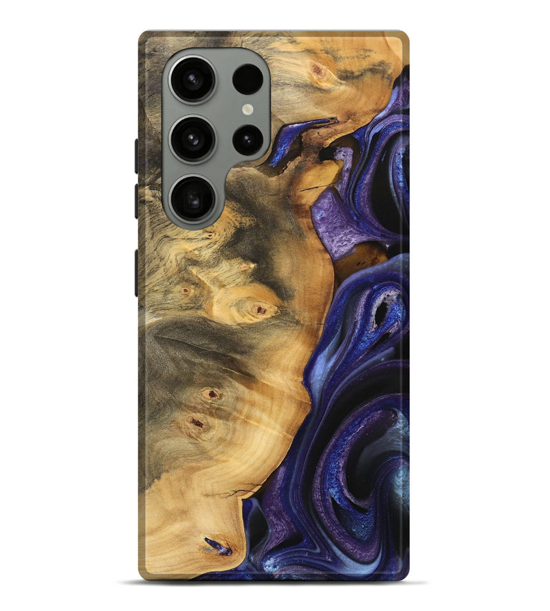 Galaxy S23 Ultra Wood Live Edge Phone Case - Lavinia (Purple, 733077)