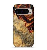 Pixel 9 Wood Live Edge Phone Case - Brannon (Red, 733082)