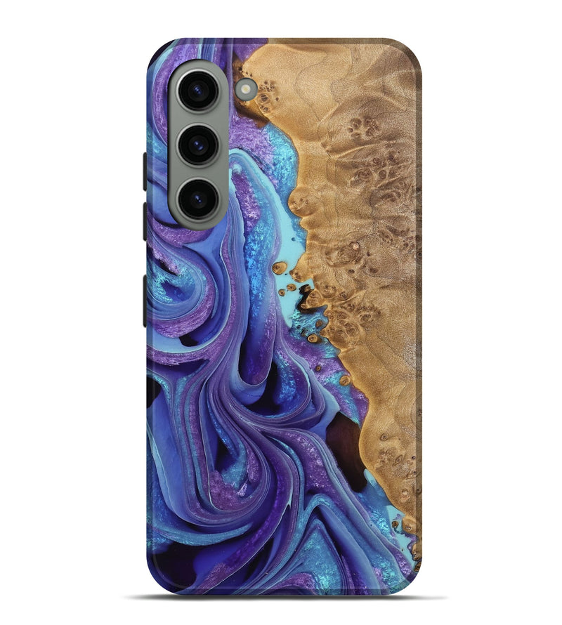 Galaxy S23 Plus Wood Live Edge Phone Case - Kini (Purple, 733088)