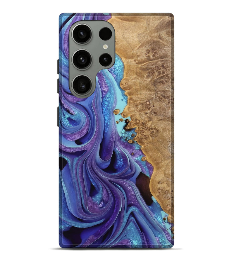 Galaxy S23 Ultra Wood Live Edge Phone Case - Kini (Purple, 733088)