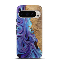 Pixel 9 Wood Live Edge Phone Case - Kini (Purple, 733088)