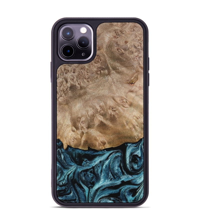 iPhone 11 Pro Max Wood Phone Case - Lois (Blue, 733094)