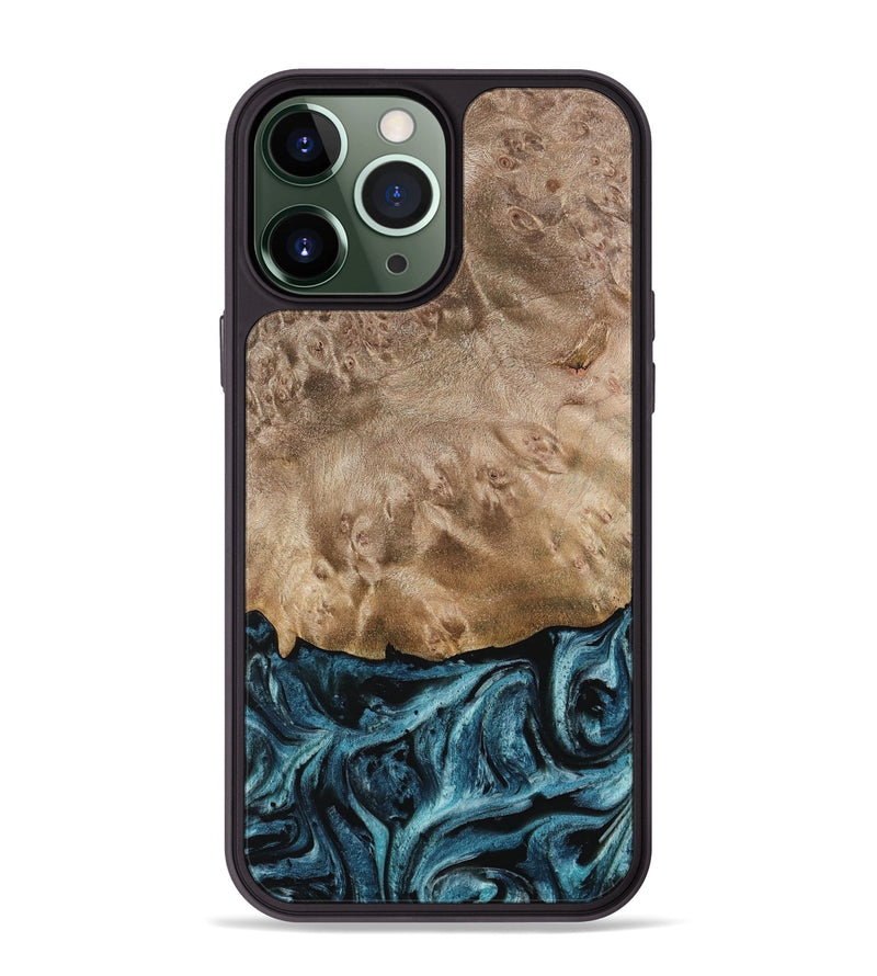 iPhone 13 Pro Max Wood Phone Case - Lois (Blue, 733094)