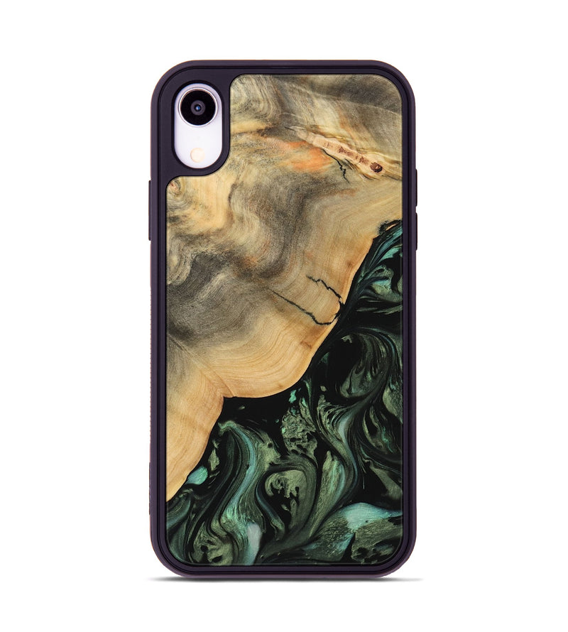 iPhone Xr Wood Phone Case - Nerte (Green, 733096)