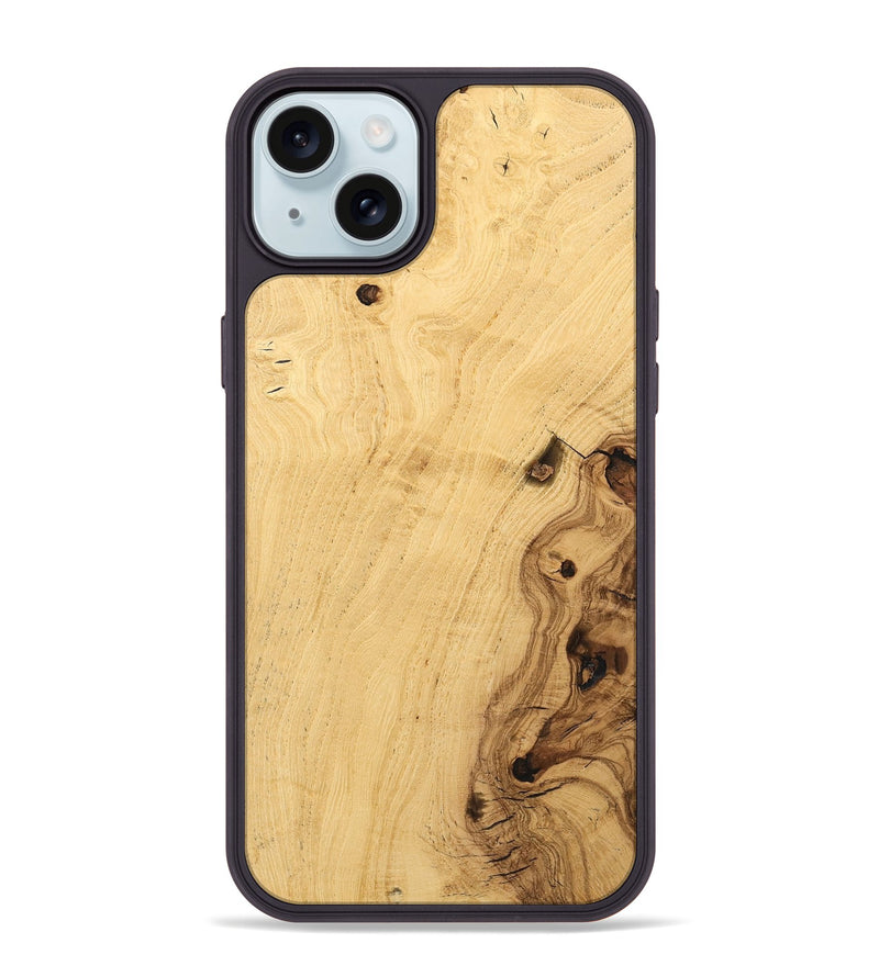 iPhone 15 Plus Wood Phone Case - Julio (Wood Burl, 733097)