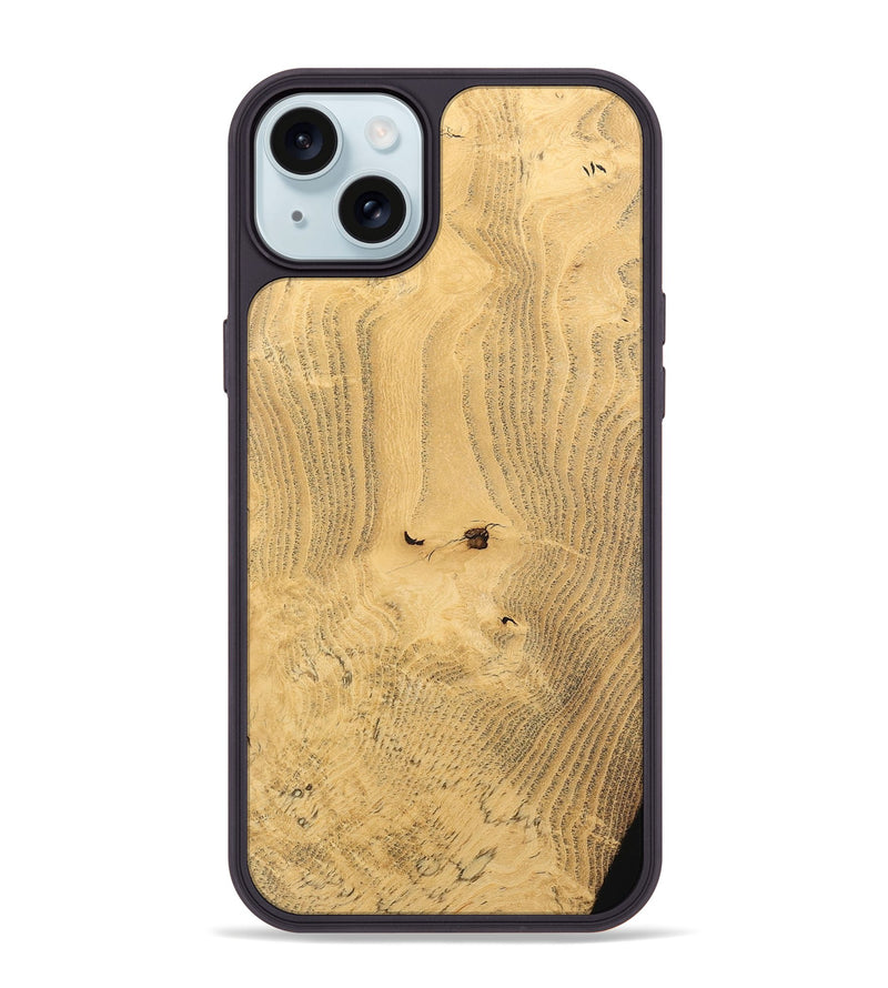 iPhone 15 Plus Wood Phone Case - Misti (Wood Burl, 733108)