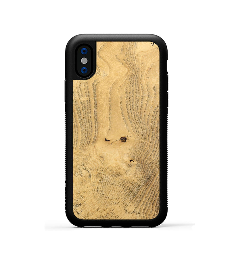 iPhone Xs Wood Phone Case - Misti (Wood Burl, 733108)