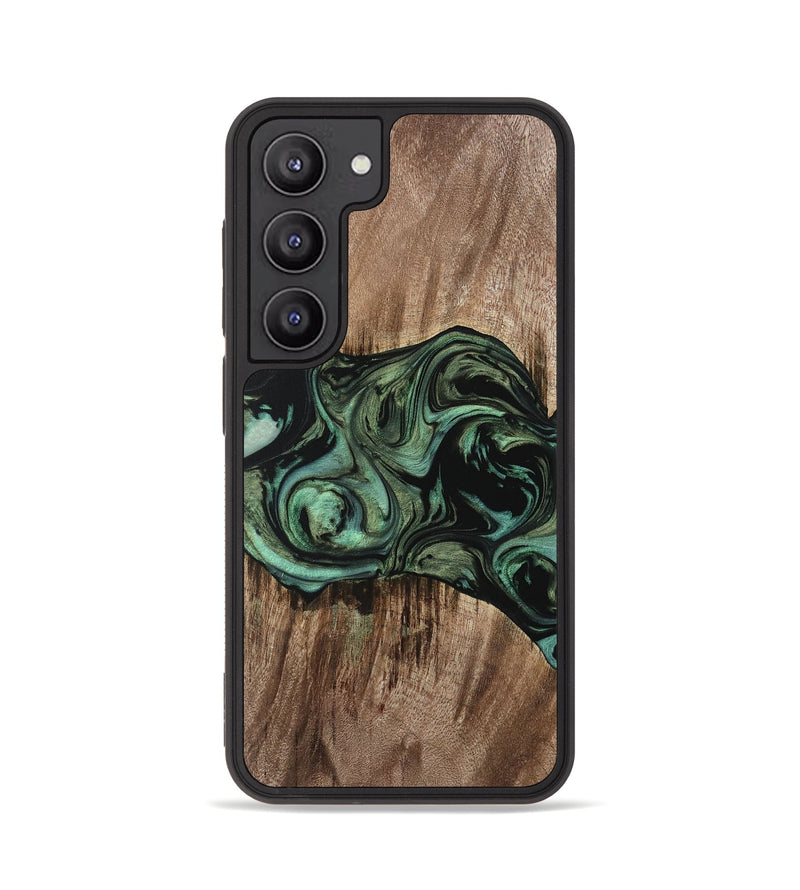 Galaxy S23 Wood Phone Case - Dewi (Green, 733117)