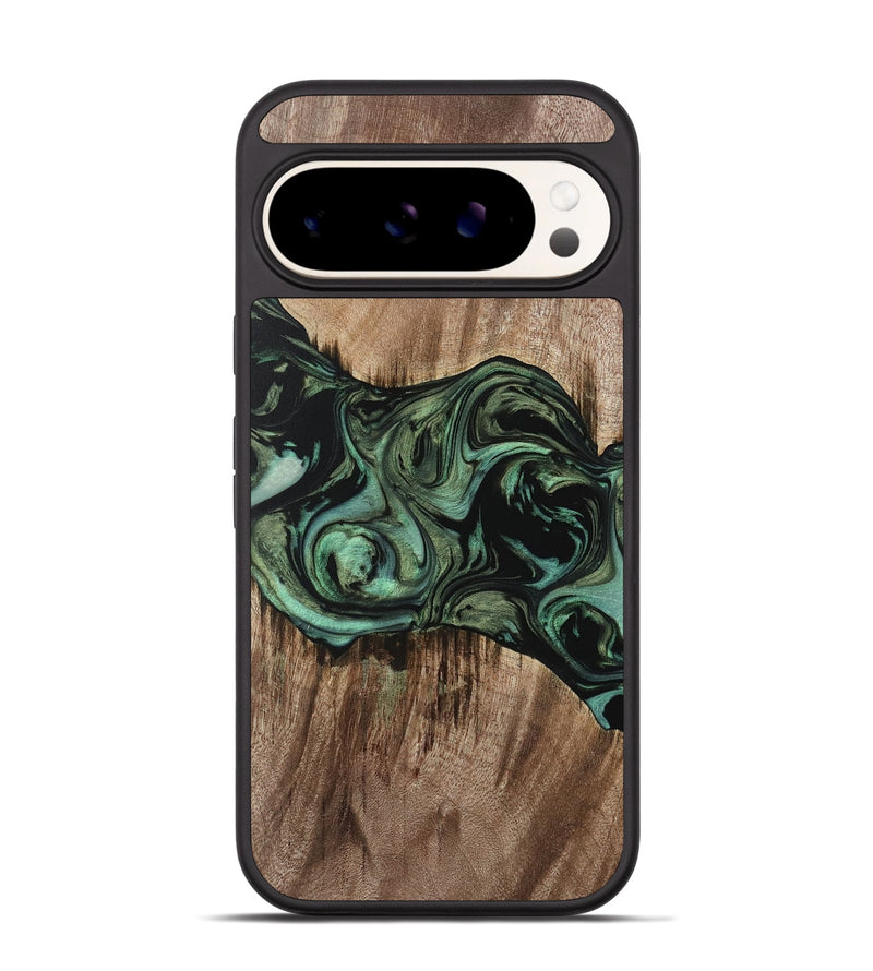 Pixel 9 Wood Phone Case - Dewi (Green, 733117)