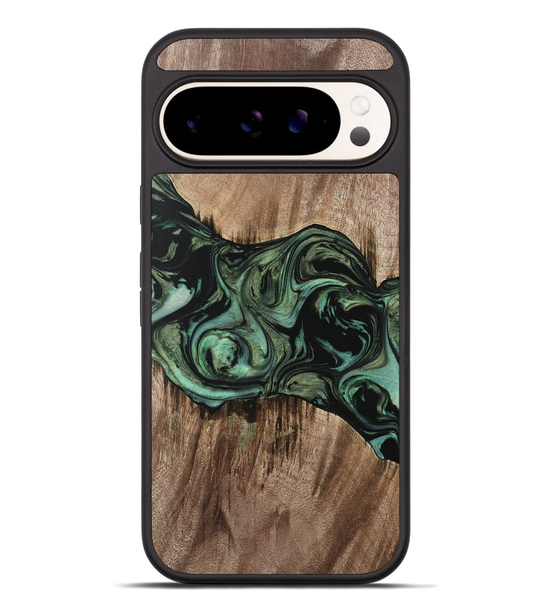 Pixel 9 Pro XL Wood Phone Case - Dewi (Green, 733117)