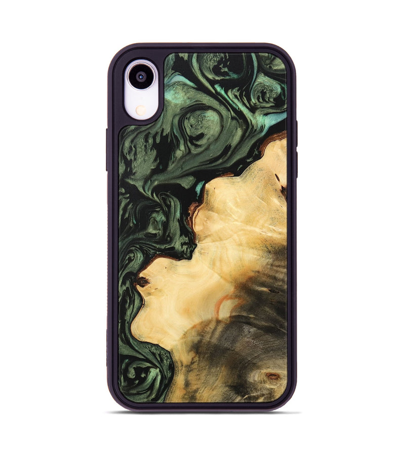 iPhone Xr Wood Phone Case - Raekwon (Green, 733120)