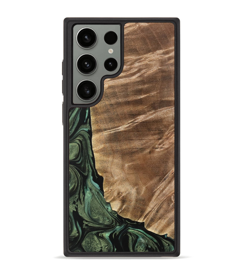 Galaxy S23 Ultra Wood Phone Case - Mikala (Green, 733123)