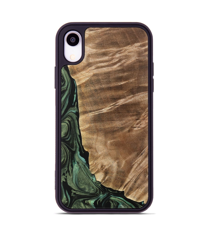 iPhone Xr Wood Phone Case - Mikala (Green, 733123)