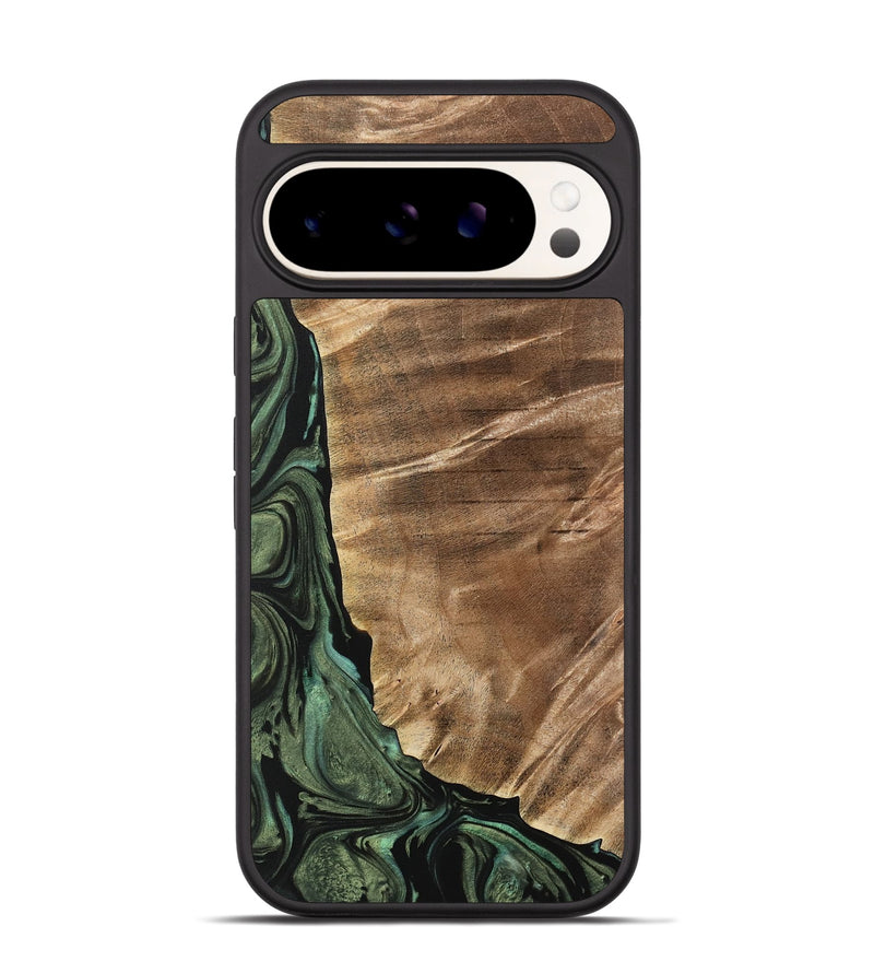 Pixel 9 Wood Phone Case - Mikala (Green, 733123)