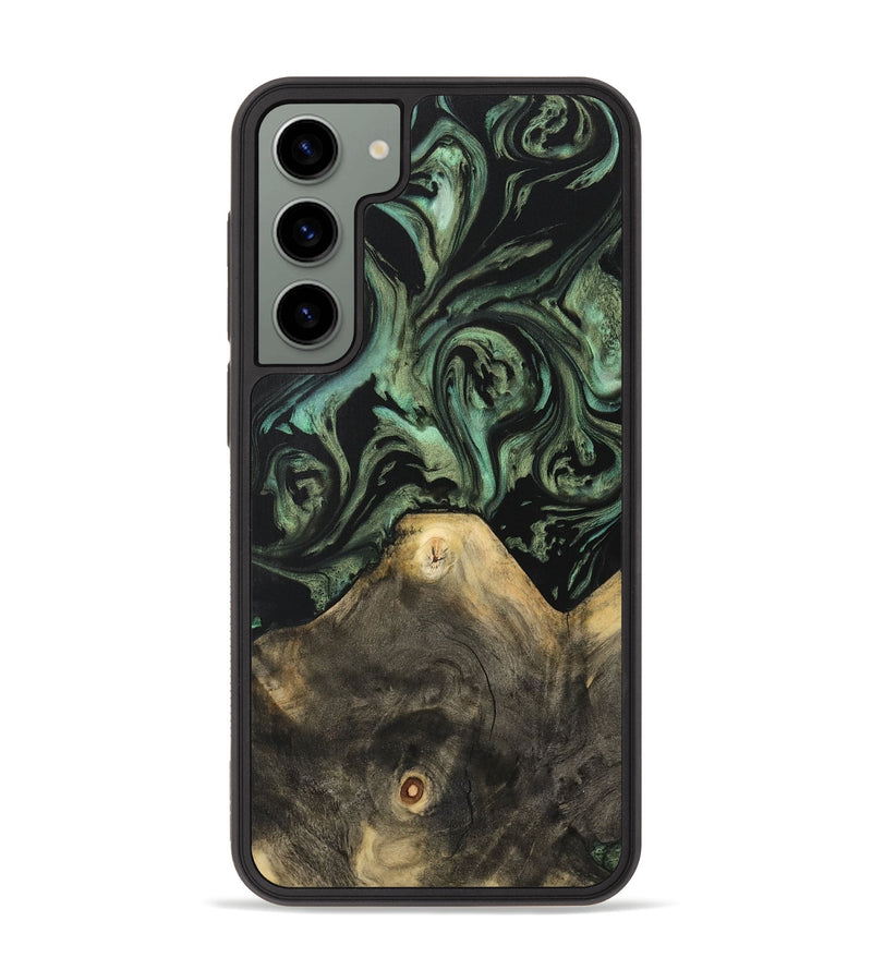 Galaxy S23 Plus Wood Phone Case - Xaviera (Green, 733130)