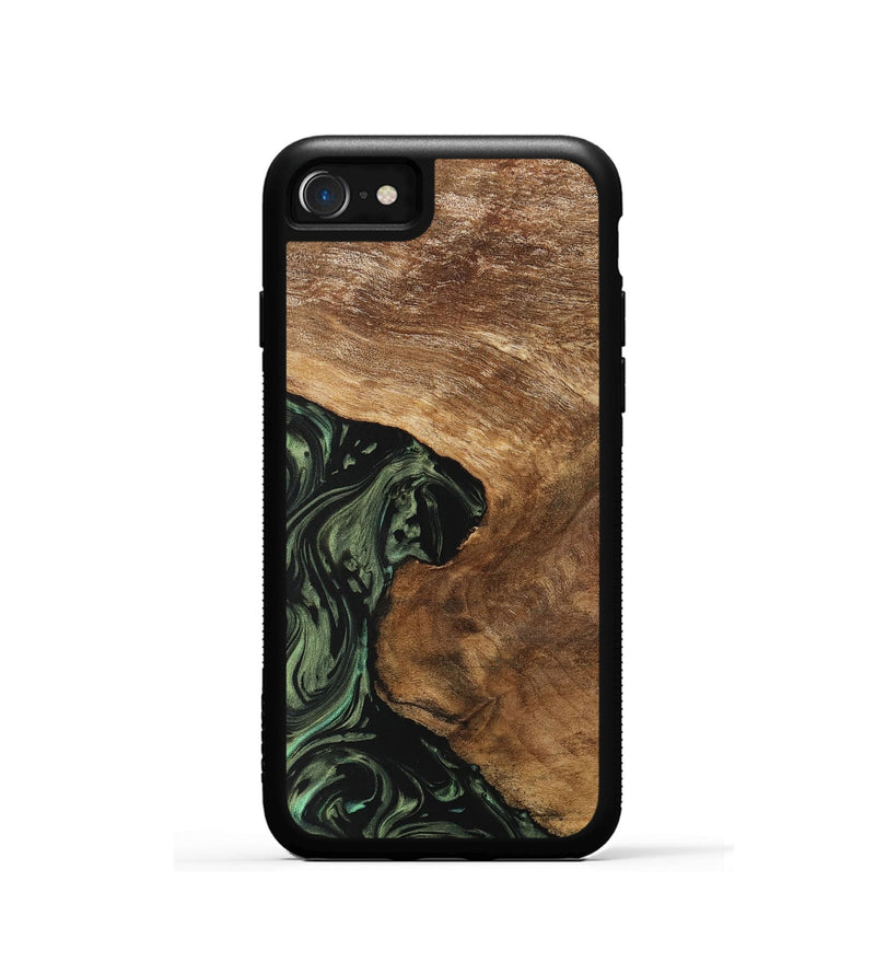 iPhone SE Wood Phone Case - Brynna (Green, 733136)