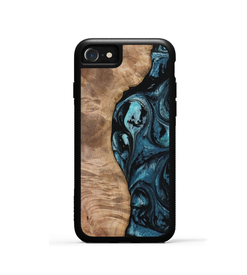 iPhone SE Wood Phone Case - Hudson (Blue, 733156)