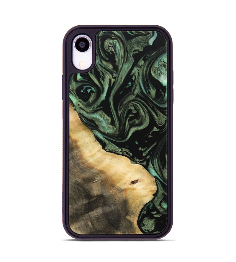 iPhone Xr Wood Phone Case - Othilie (Green, 733172)